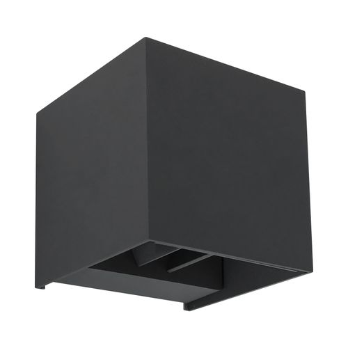 APLIQUE LED LANAI 2X3W 480LM 3000K IP65 NEGRO REGULABLE TECHNOLAMP