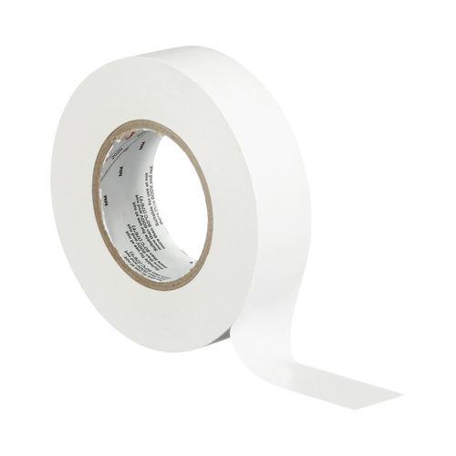 CINTA AISLANTE VINILICA 19MM X9MTS BLANCA TEMFLEX 165 UU01034125 3M