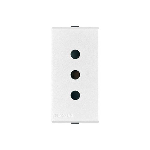 MODULO TOMACORRIENTE 10A 250V 2P+T S44 MAGNESIO 443014 SINTHESI