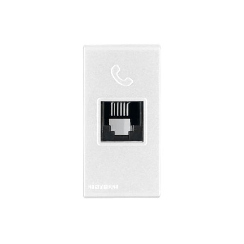 MODULO TOMA TELEFONICA RJ11 S44 MAGNESIO 444014 SINTHESI