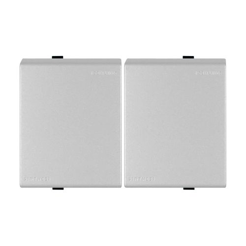 MODULO CONMUTADOR DOBLE 9/24 TECLON 1,5M 16A 250V S44 PLATA 442312 SINTHESI