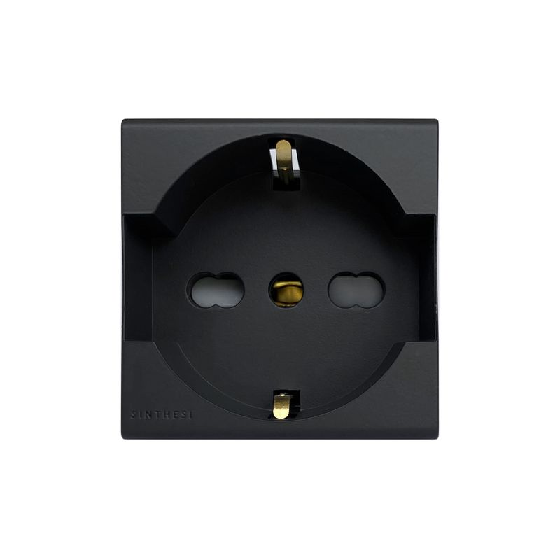 MODULO-TOMACORRIENTE-SCHUKO-2P-T-10-16A-250V-S33-NOIR-MATE-333326-SINTHESI