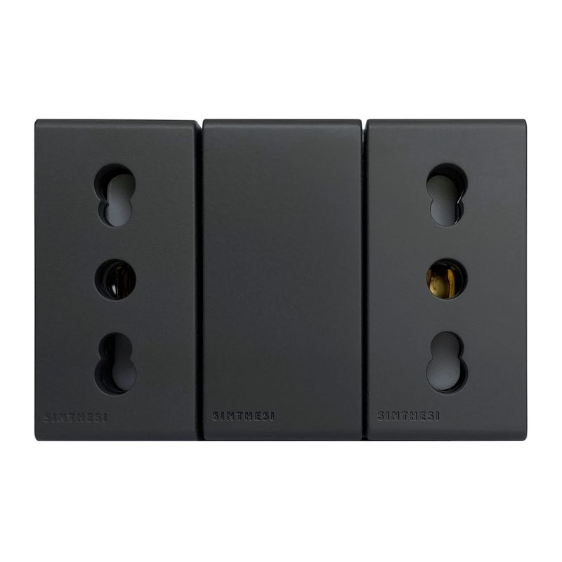 MODULO-TOMACORRIENTE-DUPLEX-10-16A-250V-2P-T-S33-NOIR-MATE-333526-SINTHESI