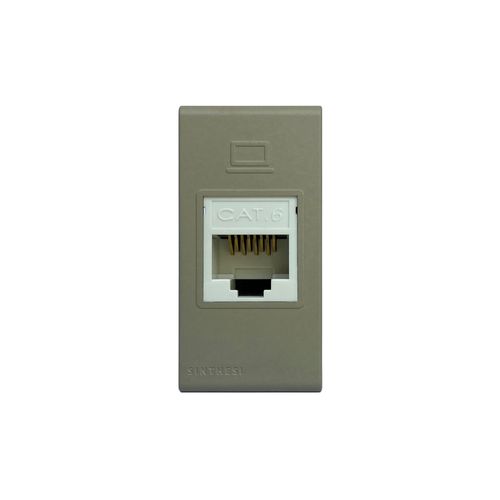 MODULO TOMA DATOS RJ45 CAT 6 S33 BEIGE MATE 334622 SINTHESI