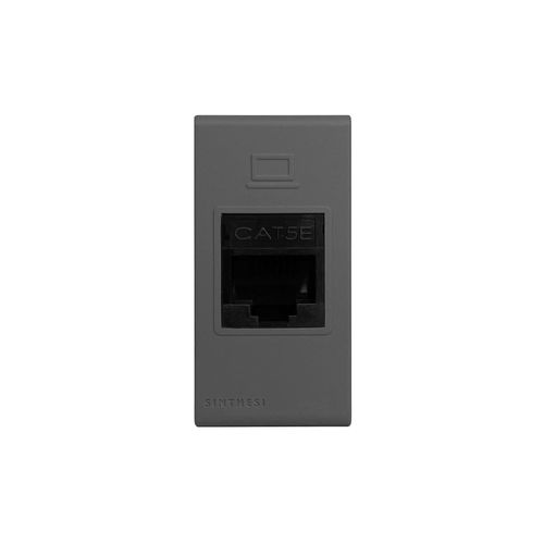 MODULO TOMA DATOS RJ45 CAT 5E S33 GREY MATE 334123 SINTHESI