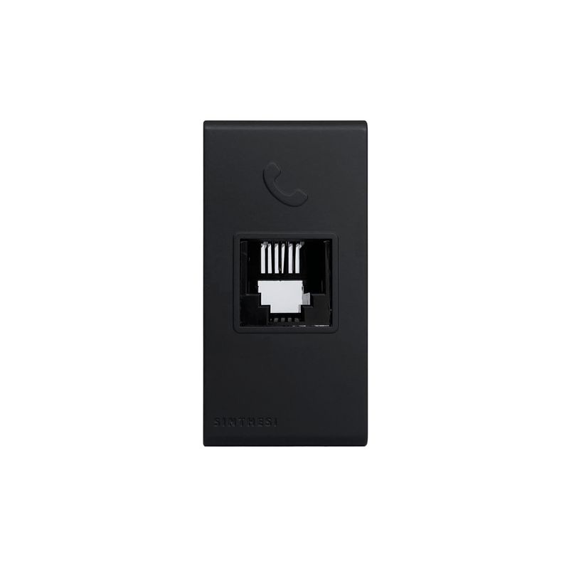 MODULO-TOMA-TELEFONICA-RJ11-S33-NOIR-MATE-334026-SINTHESI