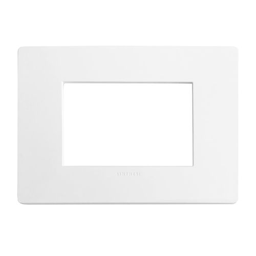 PLACA 3 PUESTOS S33 BLANCO C/SOPORTE 330301 SINTHESI