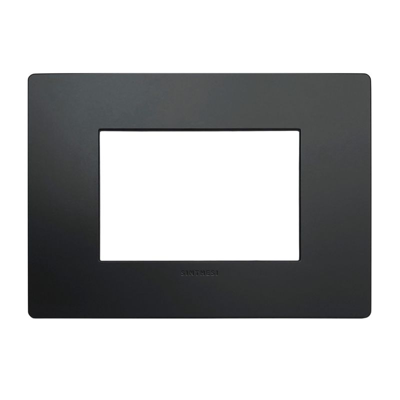 PLACA-3-PUESTOS-S33-NOIR-MATE-C-SOPORTE-330326-SINTHESI