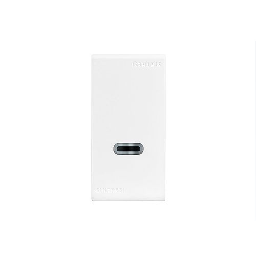 MODULO CARGADOR USB-C 1A 5V S33 BLANCO MATE 336121 SINTHESI