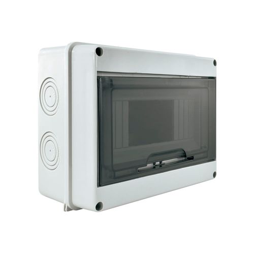 Tablero Sobrepuesto Pvc 8 Modulos IP65 C/ Tapa Humo 5395508 Lexo