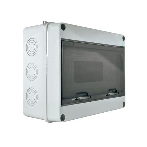 Tablero Sobrepuesto Pvc 12 Modulos C/ Tapa Humo IP65 5395512 Lexo