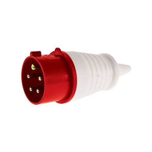 Enchufe Macho Volante 3P+N+T 32A 380v IP44 5717321 Lexo