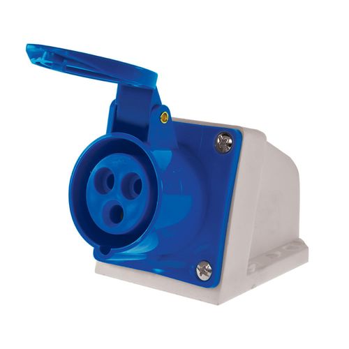 Enchufe Hembra Sobrepuesta 2P+T 16A 220v IP44 5717104 Lexo