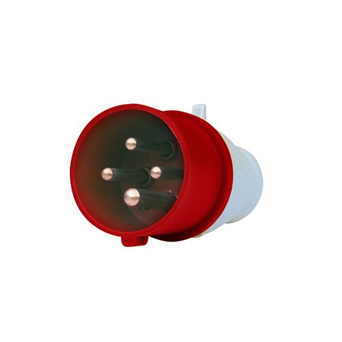 Enchufe Macho Volante 3P+T 32A 380v IP44 5717320 Lexo