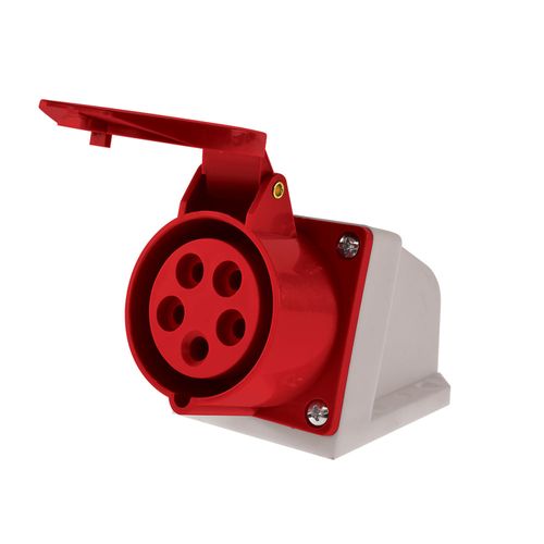 Enchufe Hembra Sobrepuesta 3P+N+T 32A 380v IP44 5717121 Lexo