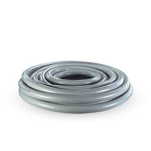 Tuberia Flexible Metalica Liso Pvc 25MM Gris 2350100 Lexo