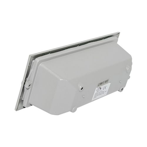 FOCO EMBUTIDO LUZ BAJA PASILLO E27 IP44 GRIS TECHNOLAMP