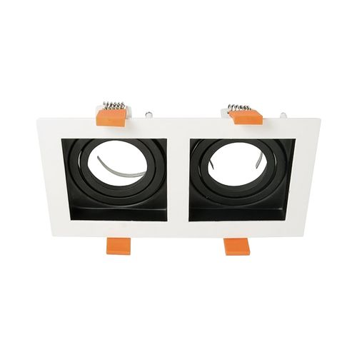 FOCO EMBUTIDO PUZZLE DOBLE BLANCO EVO CON BASE GU10 TECHNOLAMP
