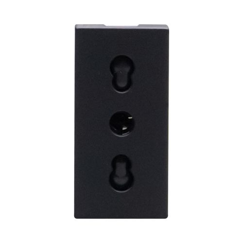 MODULO TOMA CORRIENTE 2P+T 10/16A NEGRO JB4180 MATIXGO