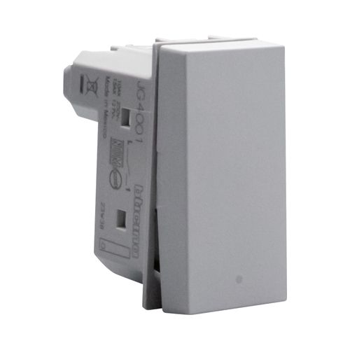 MODULO INTERRUPTOR 9/12 1P 10AX 1M GRIS JG4001 MATIXGO