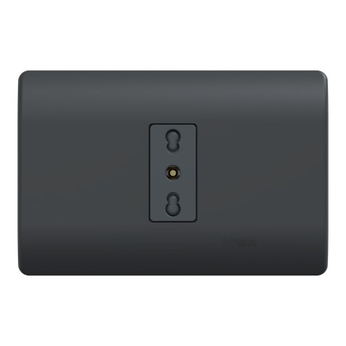 ENCHUFE SIMPLE 2P+T 10/16A 250V GENESIS MWD60236 NEGRO