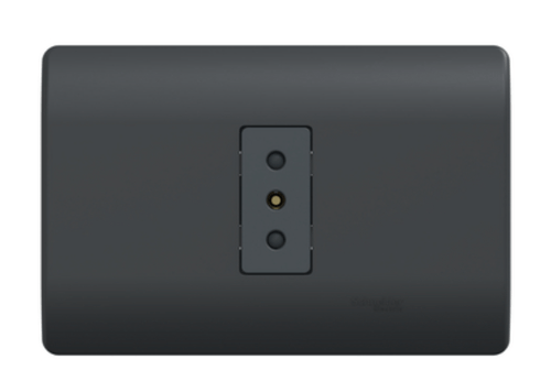 ENCHUFE SIMPLE 2P+T 10A 250V GENESIS MWD60296 NEGRO