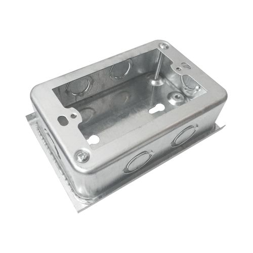 CAJA CHUQUI METALICA GALVANIZADA 140X77X37MM CROMPTON
